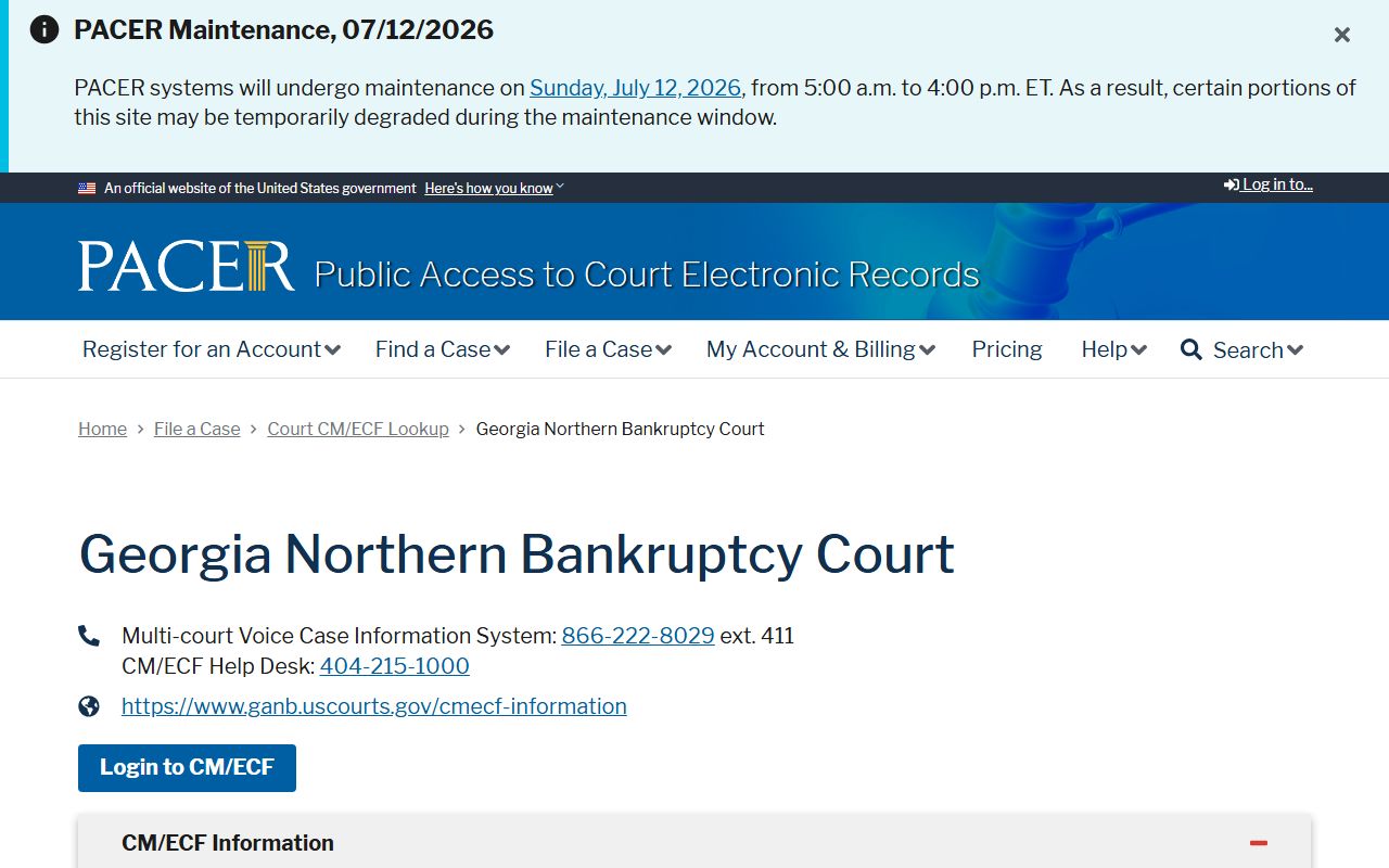 Stephens County Superior Court records bankruptcy PACER lookup